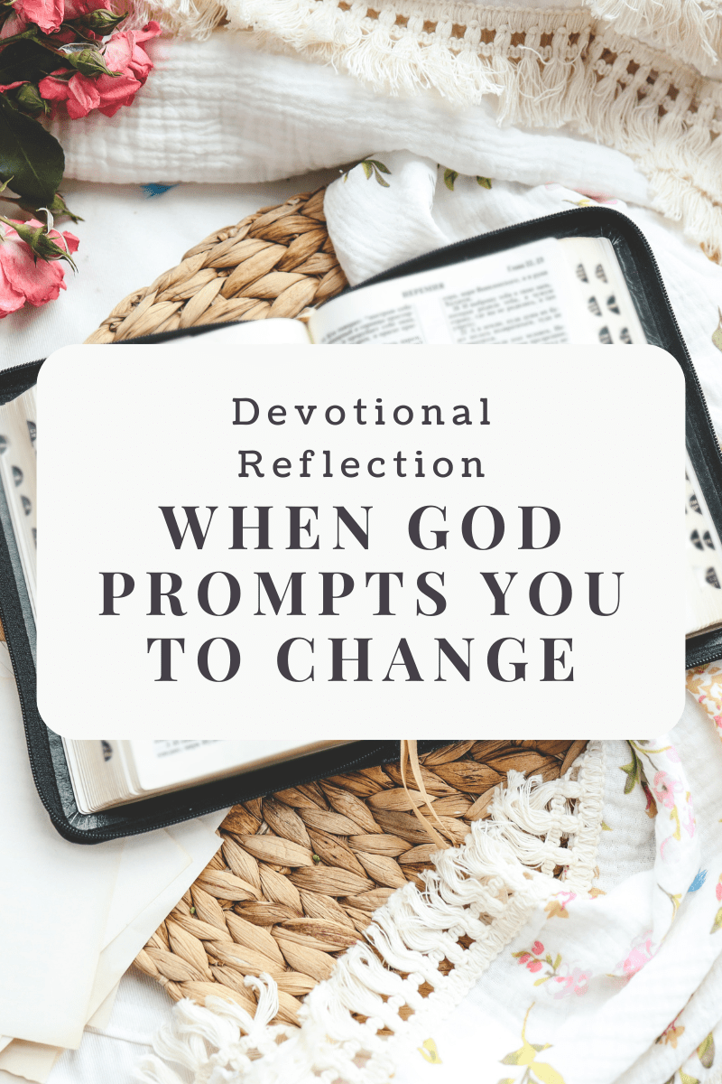 When God Prompts You to Change: A Devotional&nbsp;Reflection